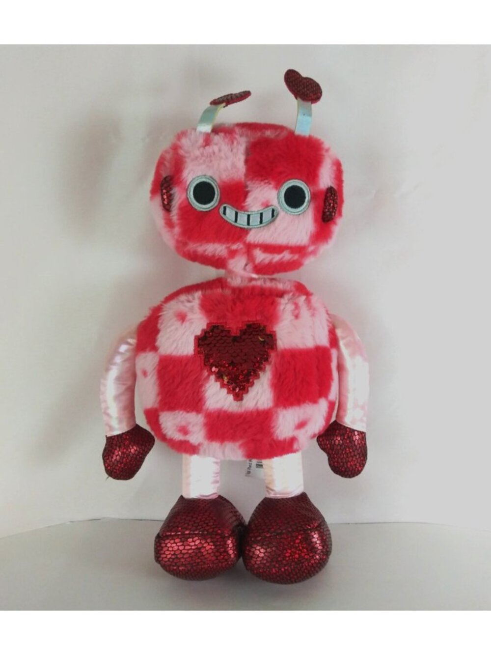 Way To Celebrate Red Robot Valentine's 13" Plush
